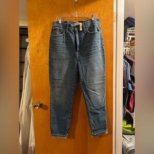 NWT Madewell The Perfect Vintage Hi Rise Straight Jeans